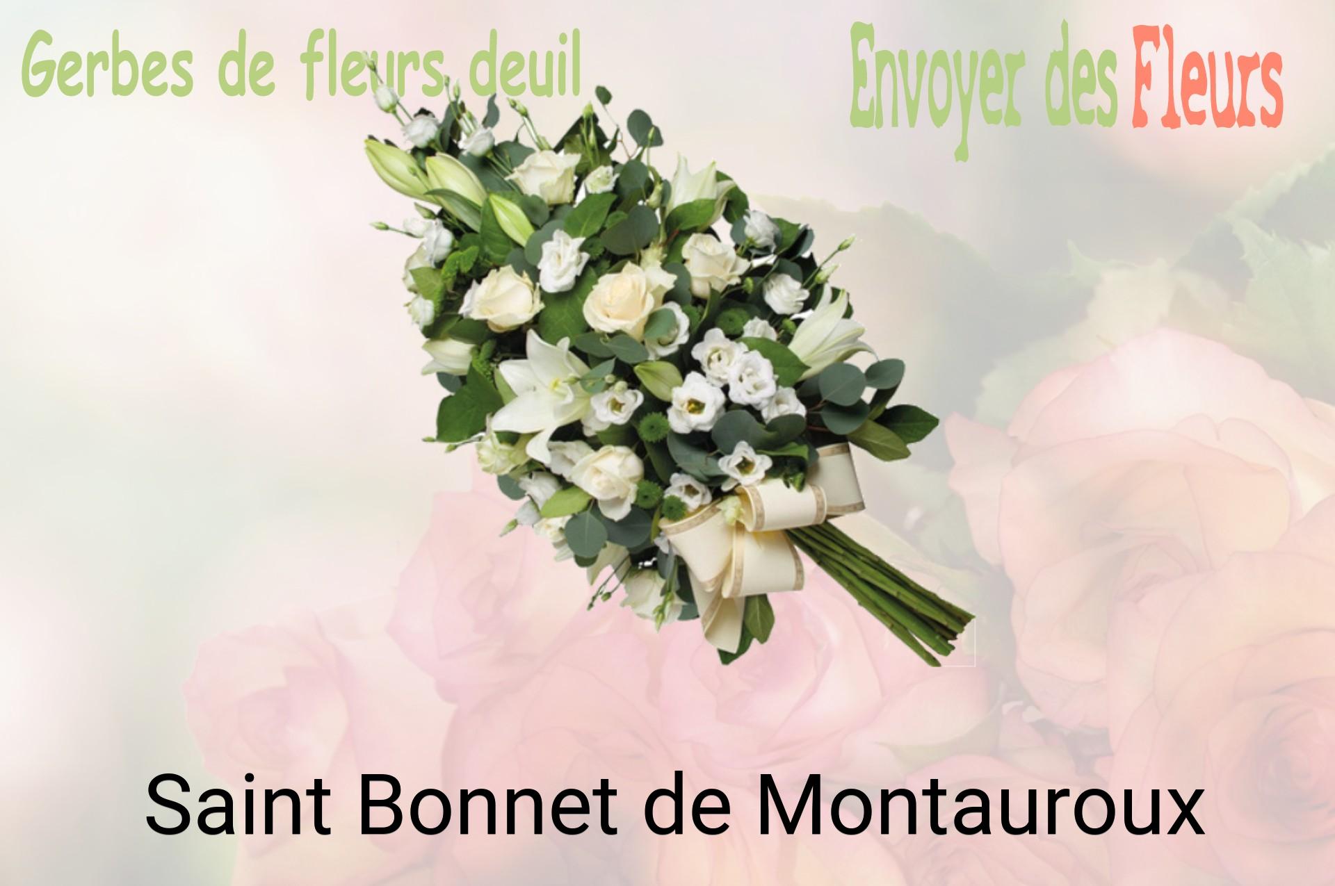 Gerbe de fleurs de deuil livrée à Saint-Bonnet-de-Montauroux